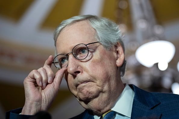 Republican senators optimistic Mitch McConnell is ‘gonna be fine’ after concussion