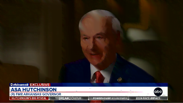 ABC News exclusive: Former Arkansas Gov. Asa Hutchinson announces 2024 presidential run