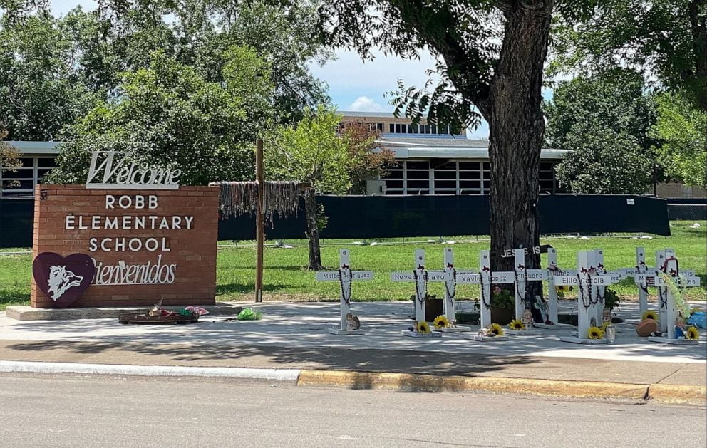 Parents of Uvalde shooting victims visit school for 1st time since massacre
