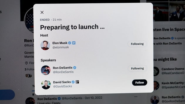 Twitter glitches delay Ron DeSantis’ presidential campaign announcement with Elon Musk