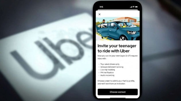 Uber launches ride service for teens in 28 cities