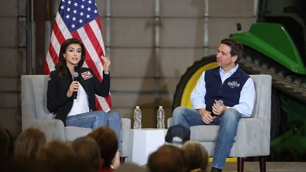 Ron DeSantis’ wife joins him on the campaign trail as voters say they want to ‘see the man’