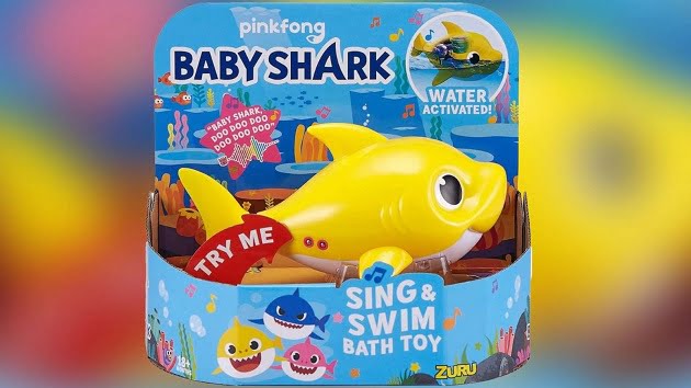 Over 7 million Baby Shark bath toys recalled due to risk of injuries to kids