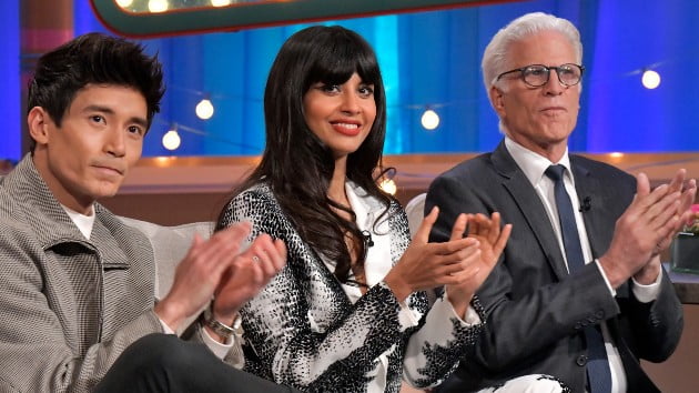 A ‘Good Place’ to be: Ted Danson hosts sleepover with former cast members of NBC show