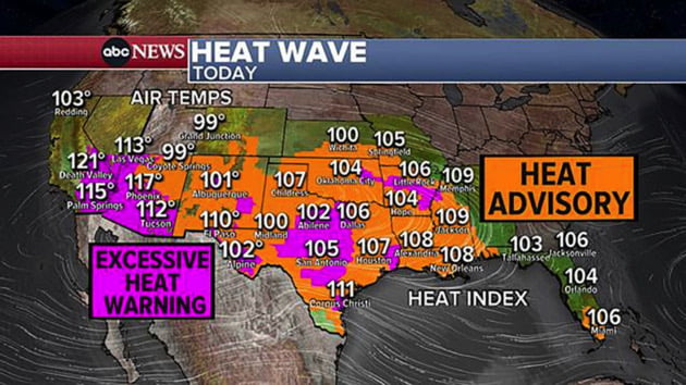 Relentless heat wave shatters records across US with no end in sight