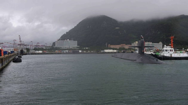 Amid tensions with North Korea, US nuclear-capable submarine arrives in South Korea for first time in decades