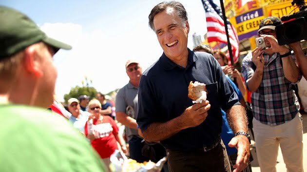 Political jockeying follows presidential candidates to the annual Iowa State Fair
