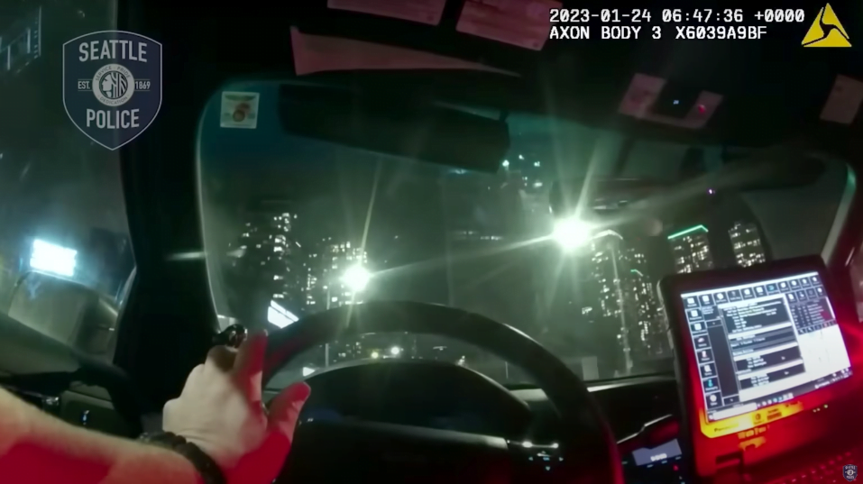 Investigation opened after Seattle officer heard joking about pedestrian’s death