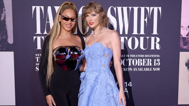 Taylor Swift welcomes Beyoncé to her movie premiere: “She’s been a guiding light”
