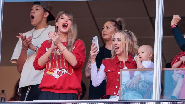 Taylor Swift cheers on Travis Kelce’s Chiefs alongside Brittany Mahomes
