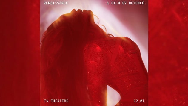Beyoncé releasing Renaissance concert film December 1