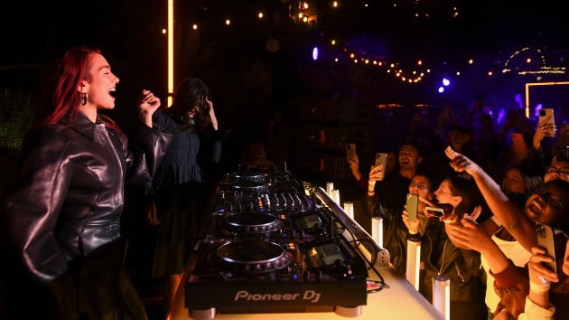 Dua Lipa hosts fan event at — where else? — LA’s Houdini Estate