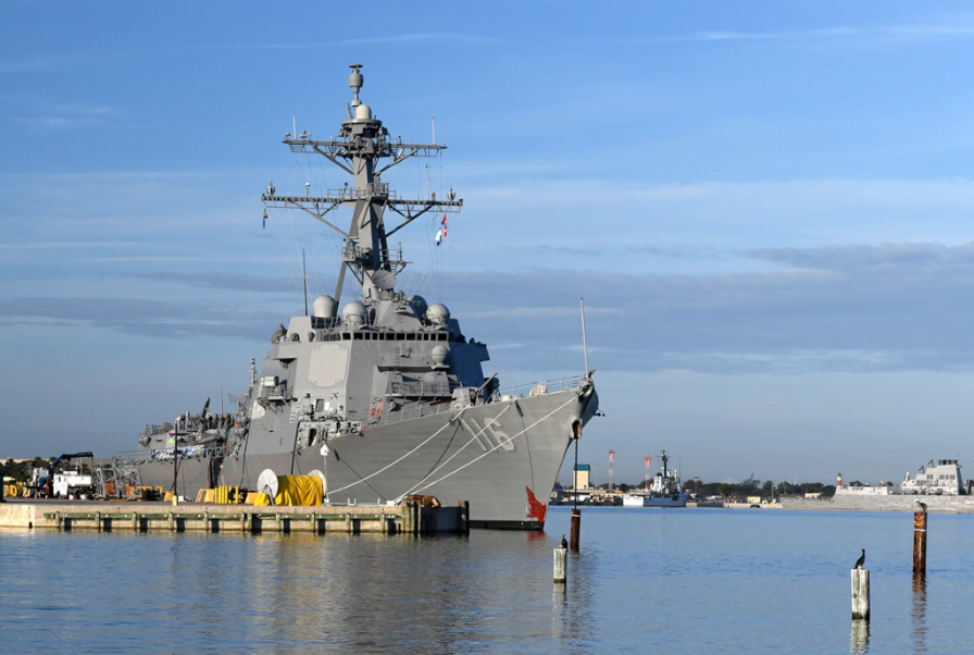 US Navy shoots down drone from Yemen headed toward warship, officials say