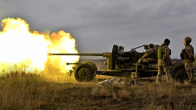 Pentagon chief in Kyiv amid questions over future US arms supplies