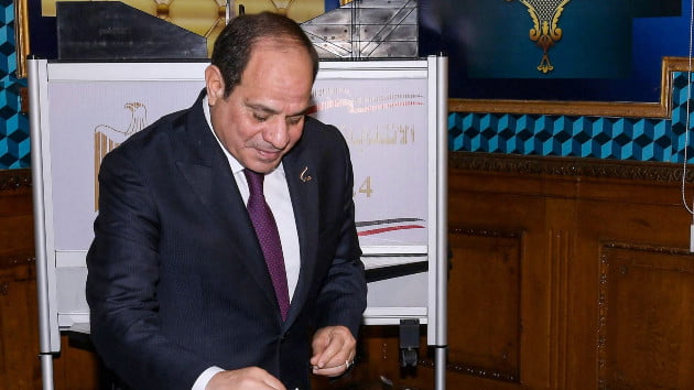Egypt’s President El-Sisi wins third term with 89.6% of vote