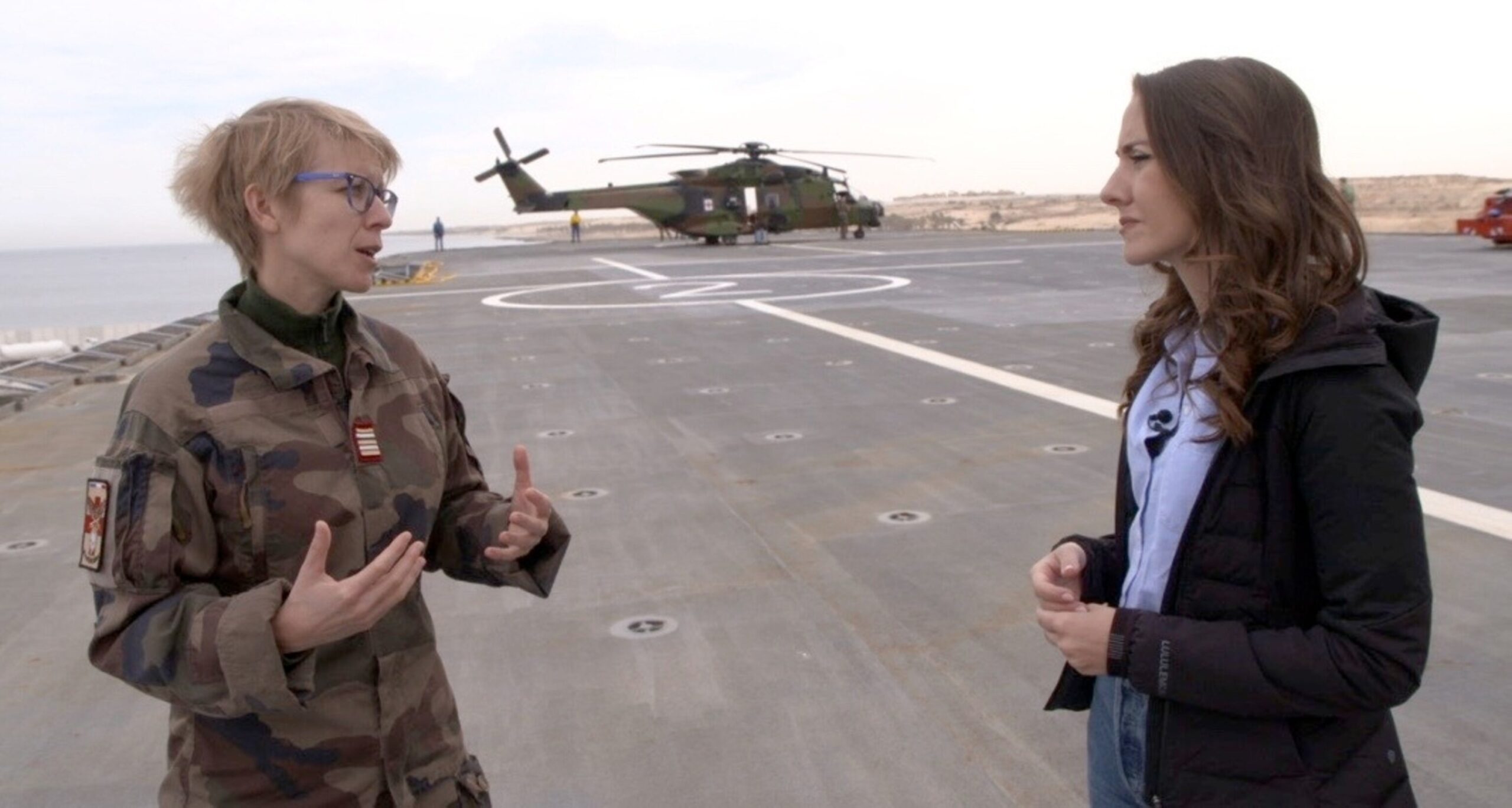 Some of Gaza’s wounded treated aboard French helicopter carrier-turned-hospital ship