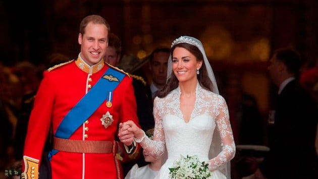 Prince William, Kate Middleton mark 13th anniversary with never-before-seen wedding photo