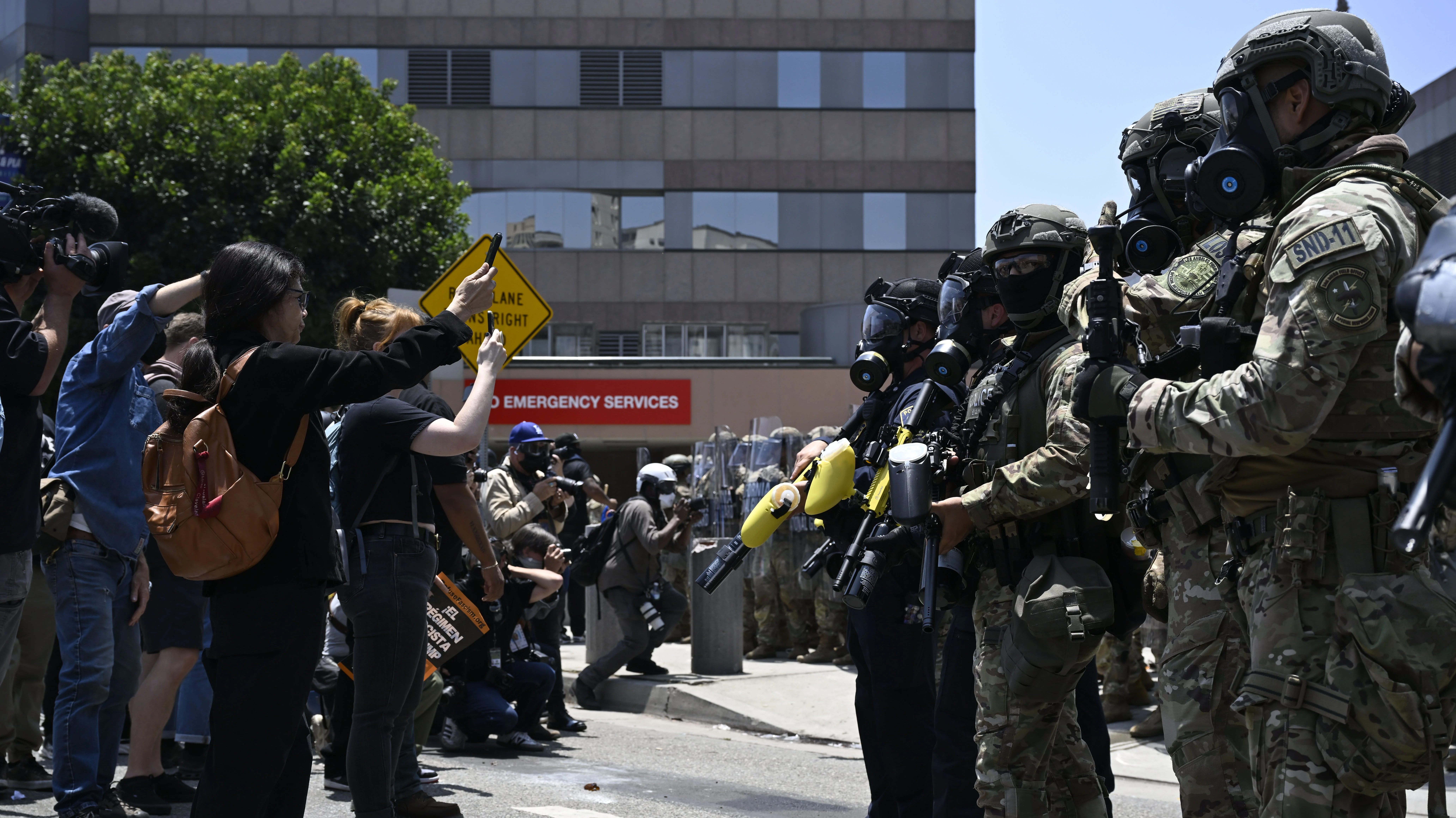 US military can temporarily detain protesters in Los Angeles, commander says