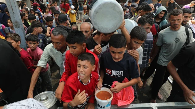 8 Palestinians killed by Israeli troops in shooting near aid distribution center, Gaza officials say