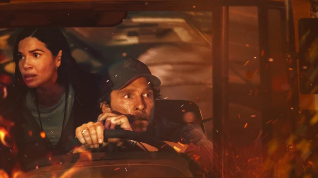 Matthew McConaughey saves children from a wildfire in ‘The Lost Bus’ trailer