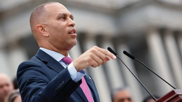 Democrat Hakeem Jeffries, in marathon magic minute speech, blasts Trump bill