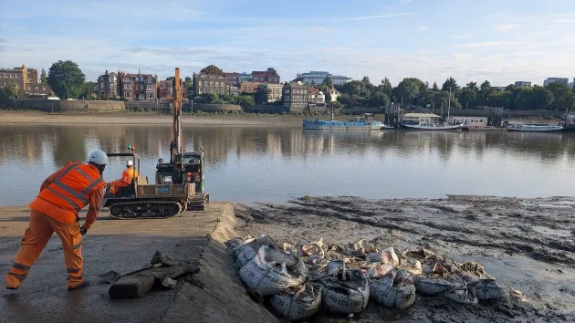 London’s ‘wet wipe island’ gets bulldozed in historic Thames clean-up operation