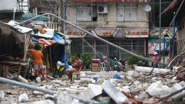 Offshore earthquake kills at least 69 in Philippines, officials say