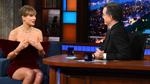 Taylor Swift reveals her favorite Taylor Swift song on ‘Colbert’