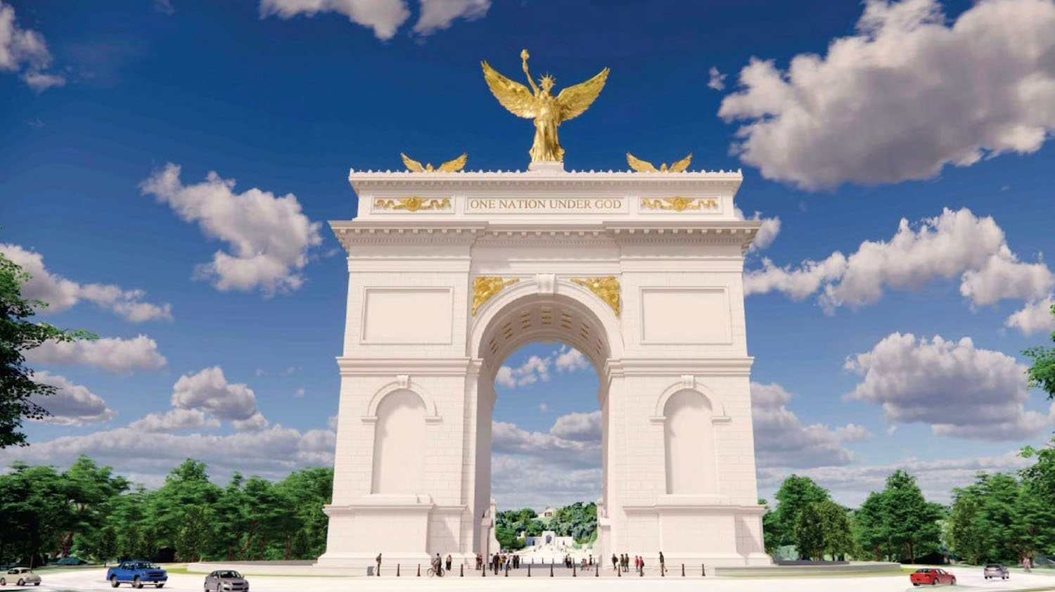 Excavation work on Trump’s ‘triumphal arch’ to begin over next 2 weeks, Interior secretary says